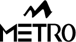 M Metro Logo black