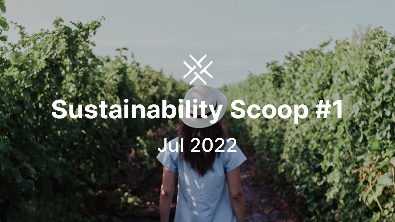 Sustainability Scoop #1
