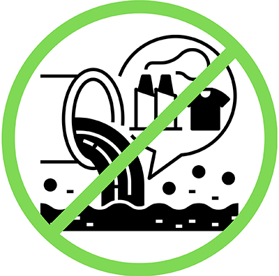 no water pollution icon