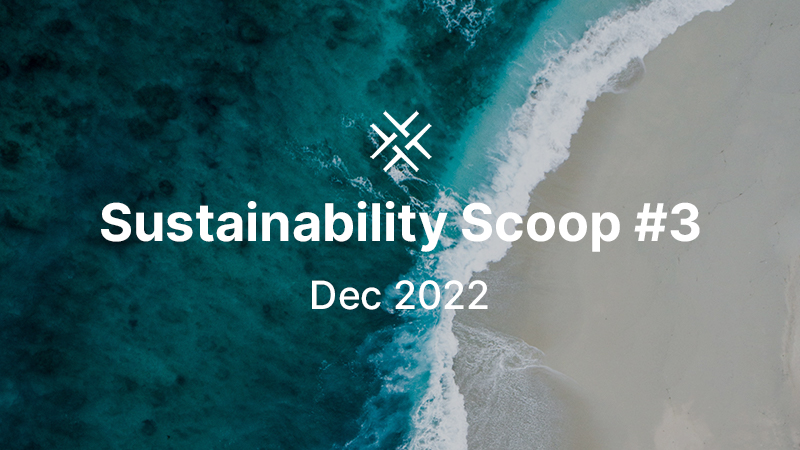 Sustainability Scoop #3