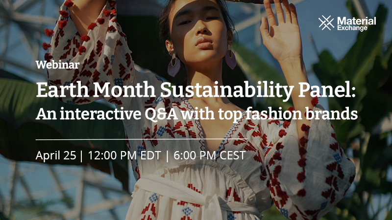 Earth Month Sustainability Panel: An interactive Q&A with top fashion brands
