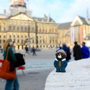 Frank in Dam Square, Amsterdam