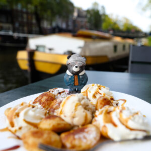 Frank at Amsterdam's Pancake House