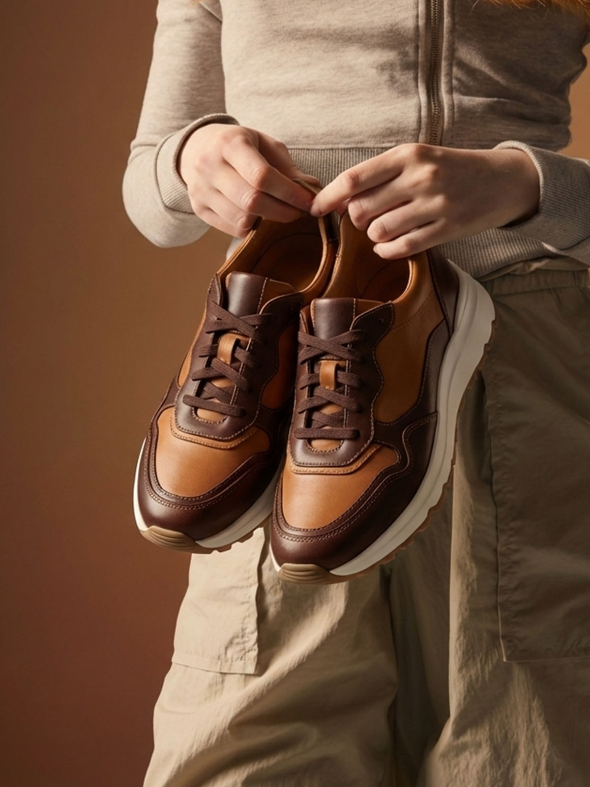 Leather shoes